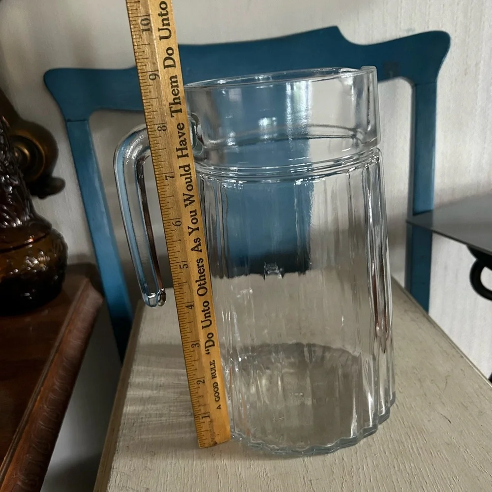 Vintage Glass Pitcher